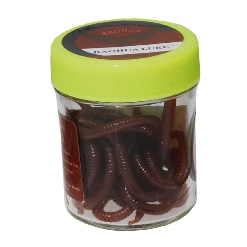 Baohua Lure Earthworm Brown Floating