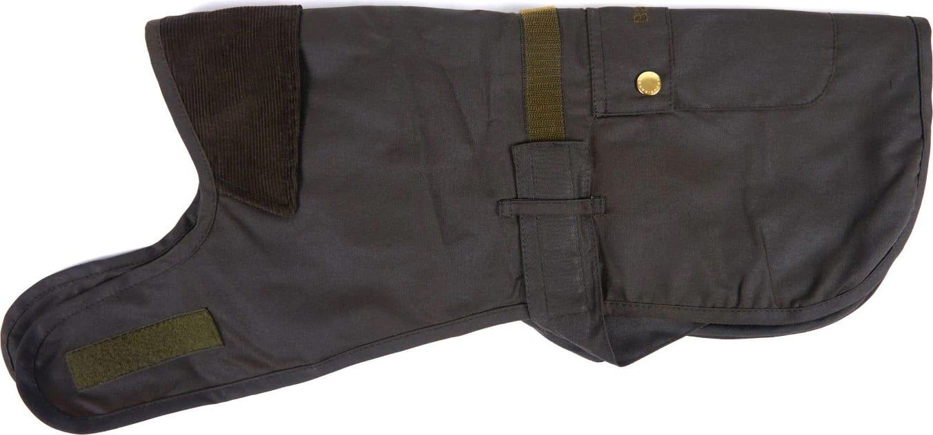 2 in 1 Wax Dog Coat Olive/Brown