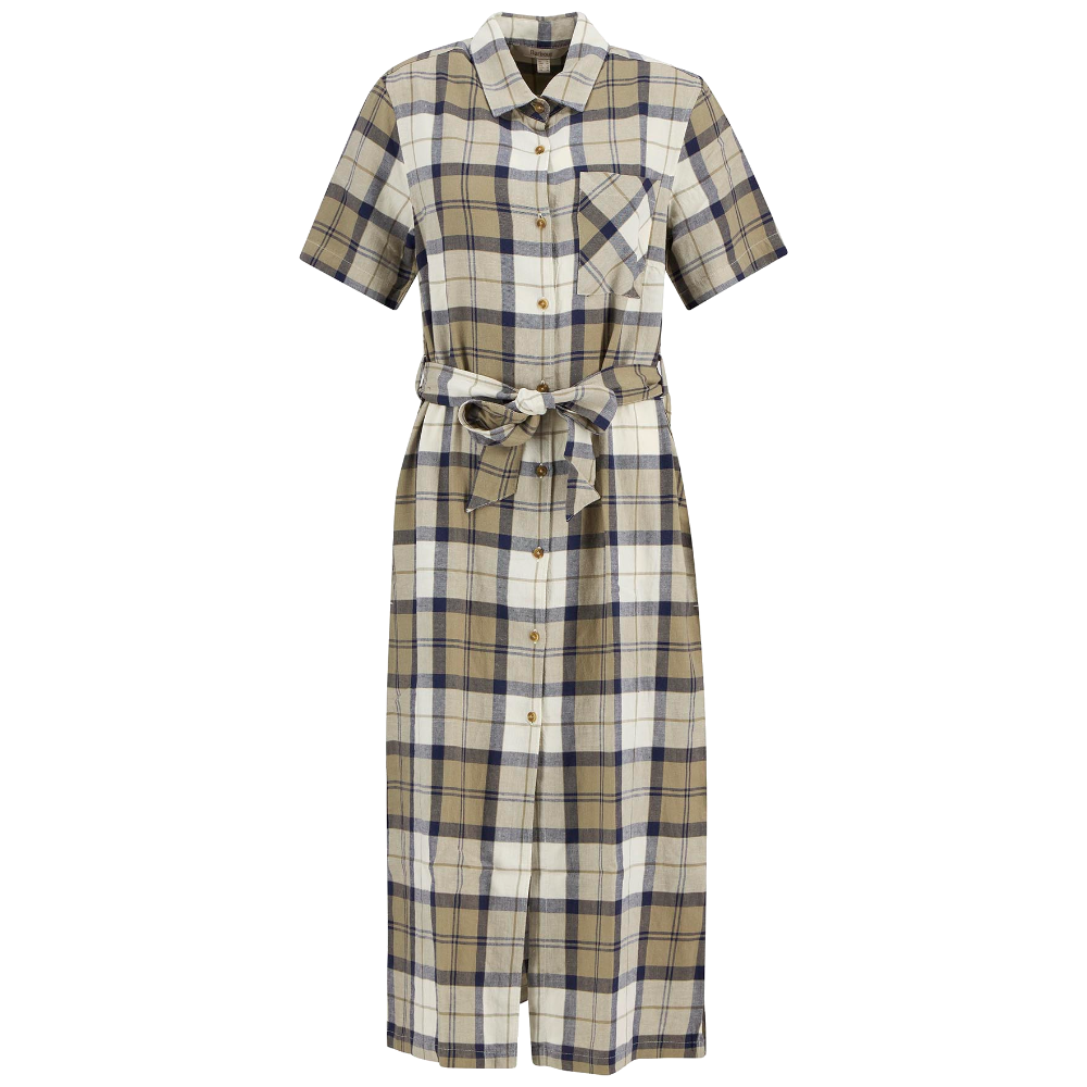 Fern Dress Dress Navy Tartan