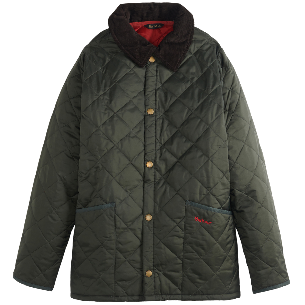 Liddesdale Quilt Kids Dark Olive/Red