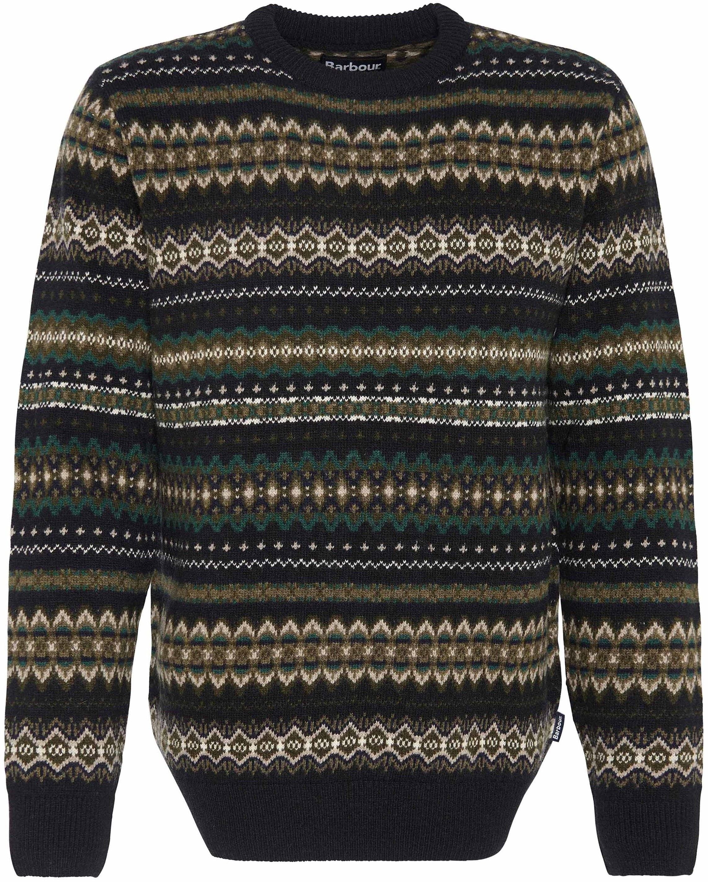M's Case Fair Crew Neck Black