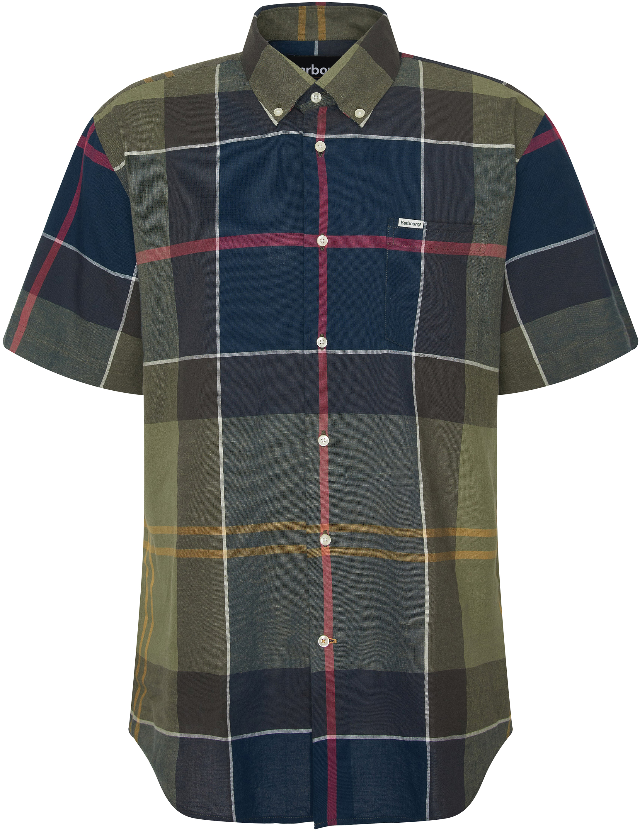 M's Douglas Relaxed Fit S/S Shirt Classic Tartan