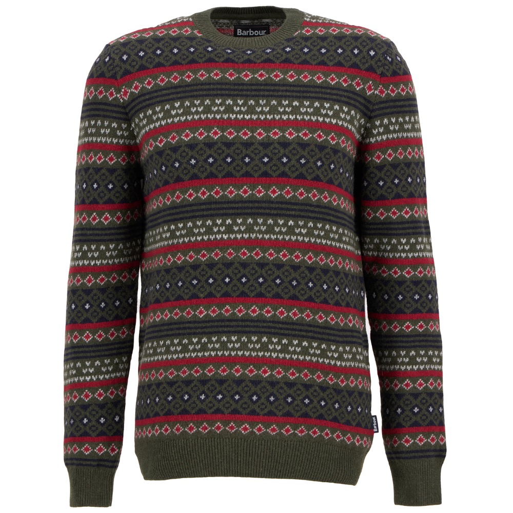 M's Easdale Fair Isle Crew Neck Sweater Duffle Bag