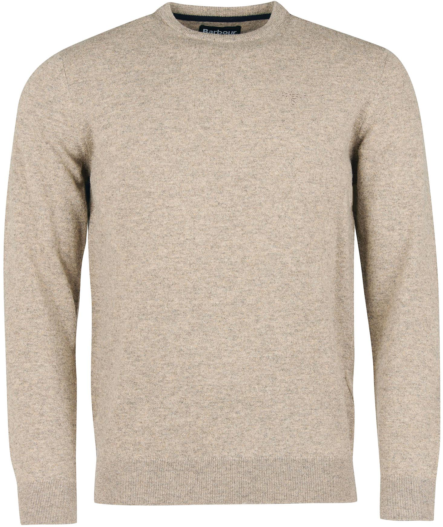 M's Essential Lambswool Crew Neck Neck Fossil