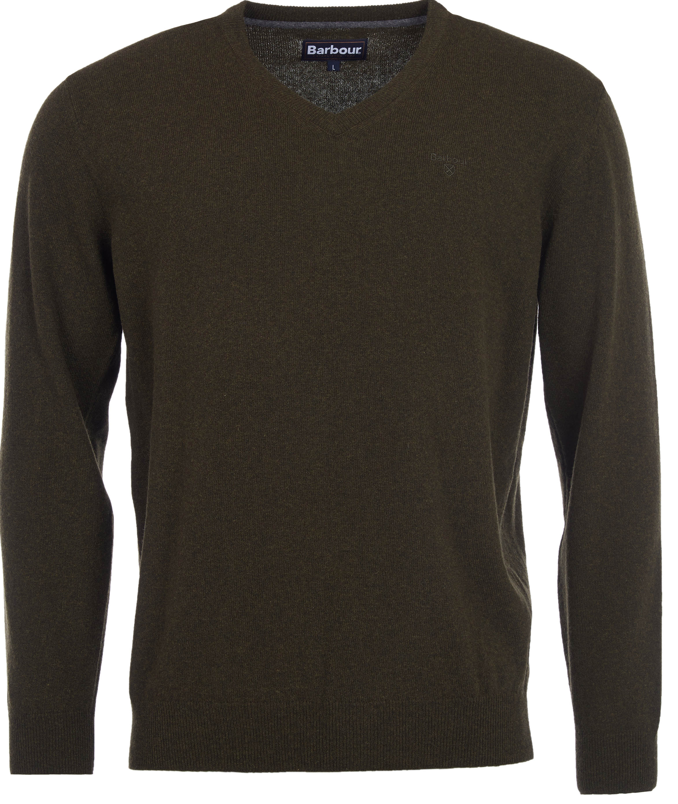 M's Essential Lambswool V-Neck Dundee Tartan