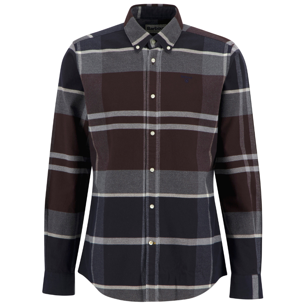 M's Iceloch Tailored Tartan Shirt Midnight Oak Tartan