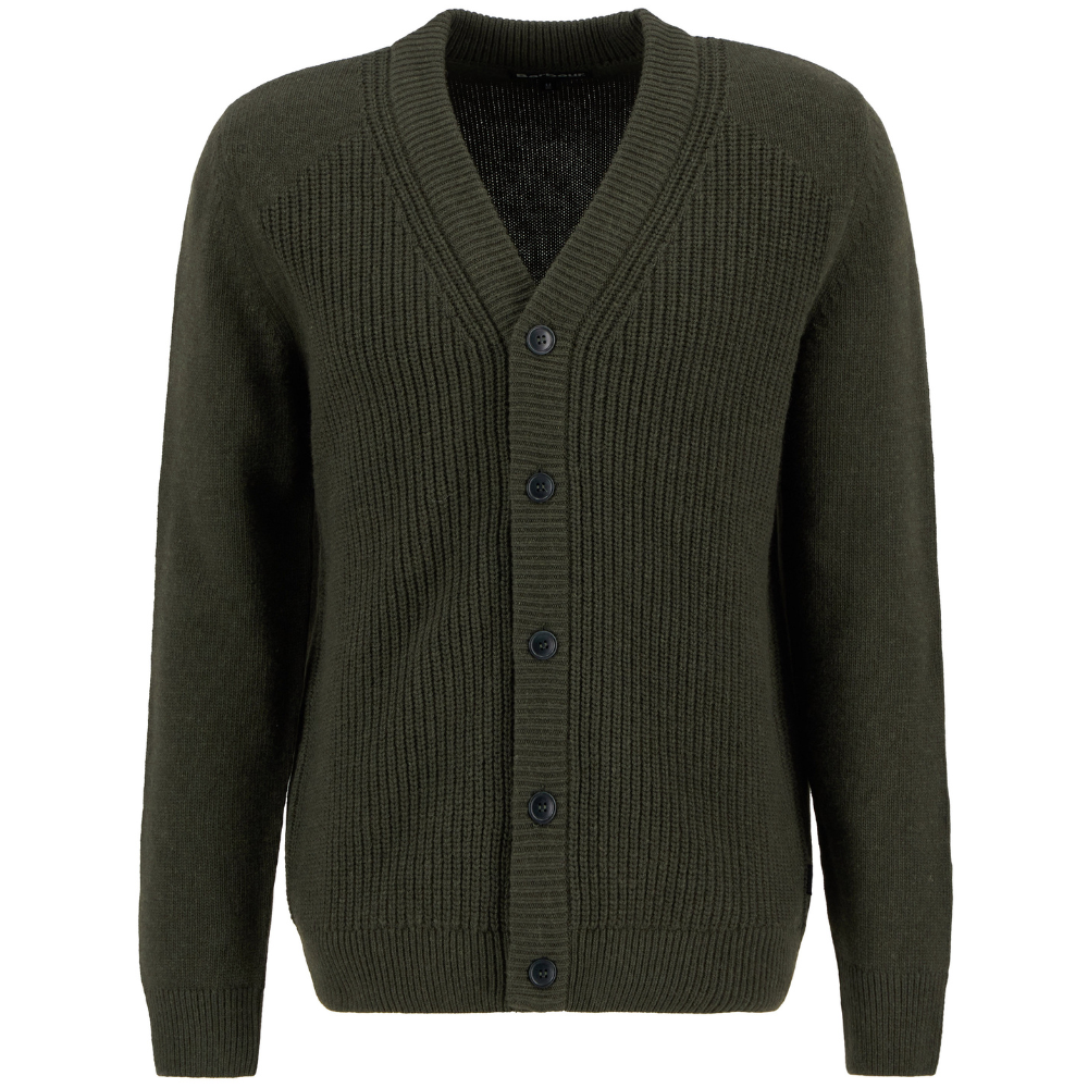 M's Mainland Knitted Cardigan Olive