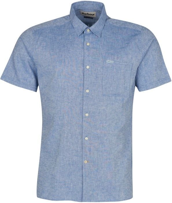 M's Nelson S/S Summer Shirt Blue