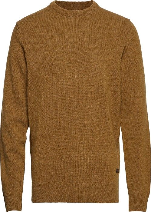 M's Patch Crew Sweater Antique Gold