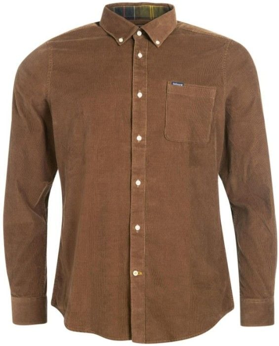 M's Ramsey Cord Tailored Shirt Brown