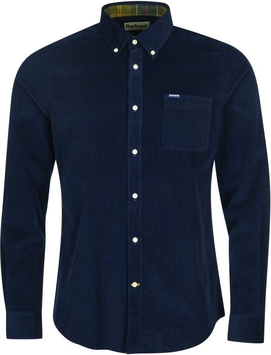 M's Ramsey Cord Tailored Shirt Navy