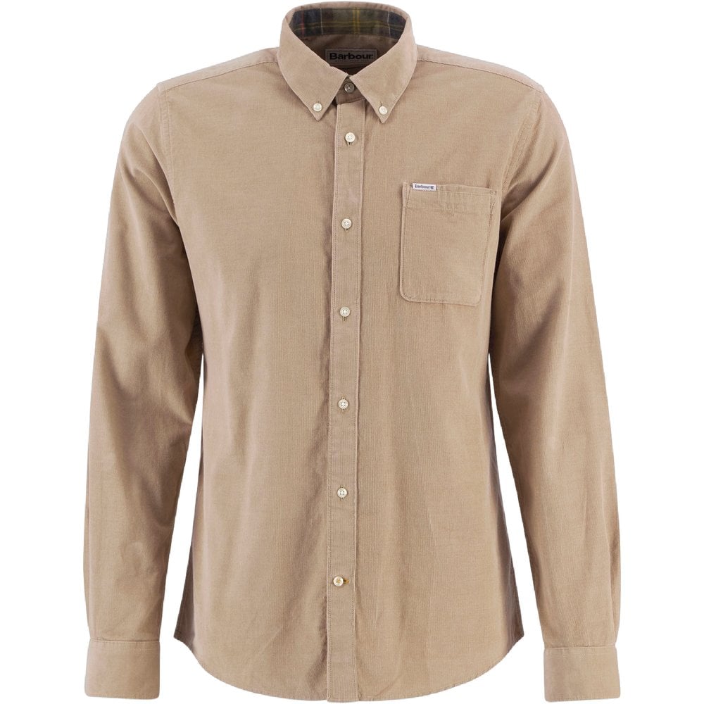 M's Ramsey Cord Tailored Shirt Washed Stone