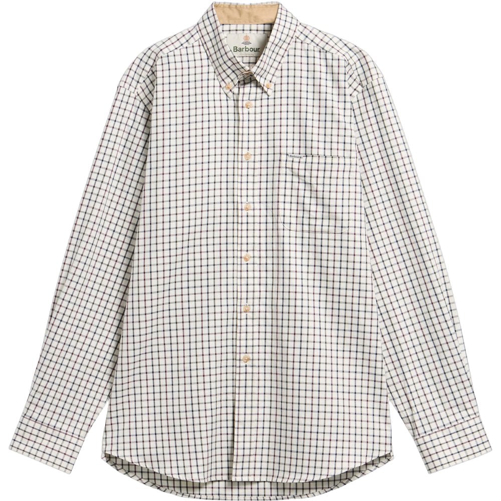 M's SP Tattersall Shirt Dark Bordeaux