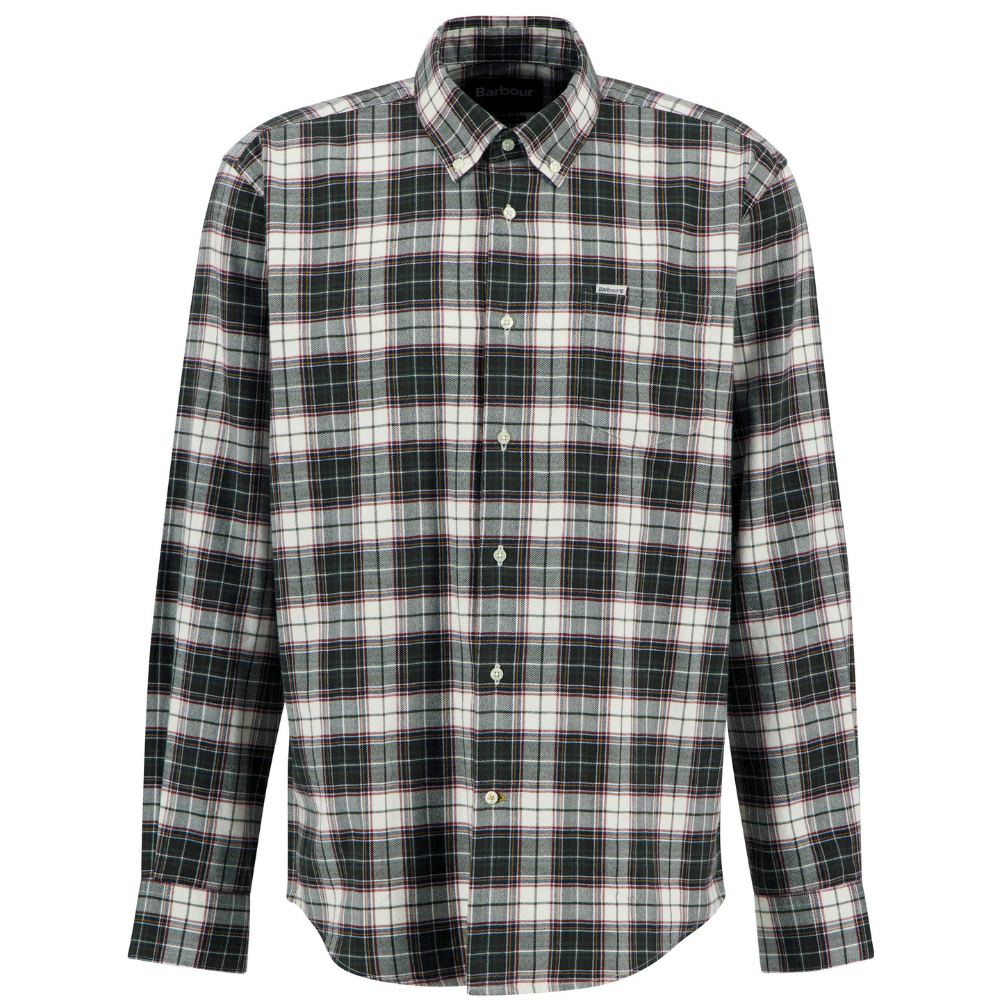 M's Telfield Regular Checked Shirt Olive