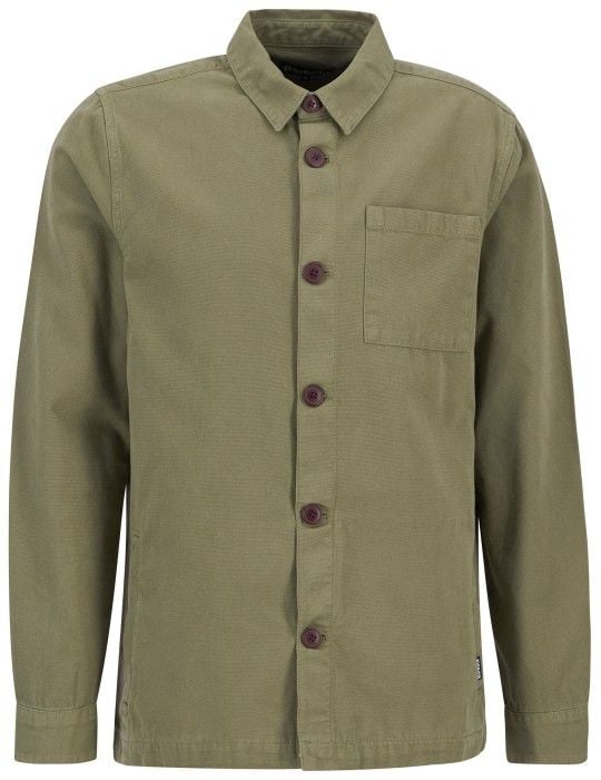 M's Washed Overshirt Bleached Olive