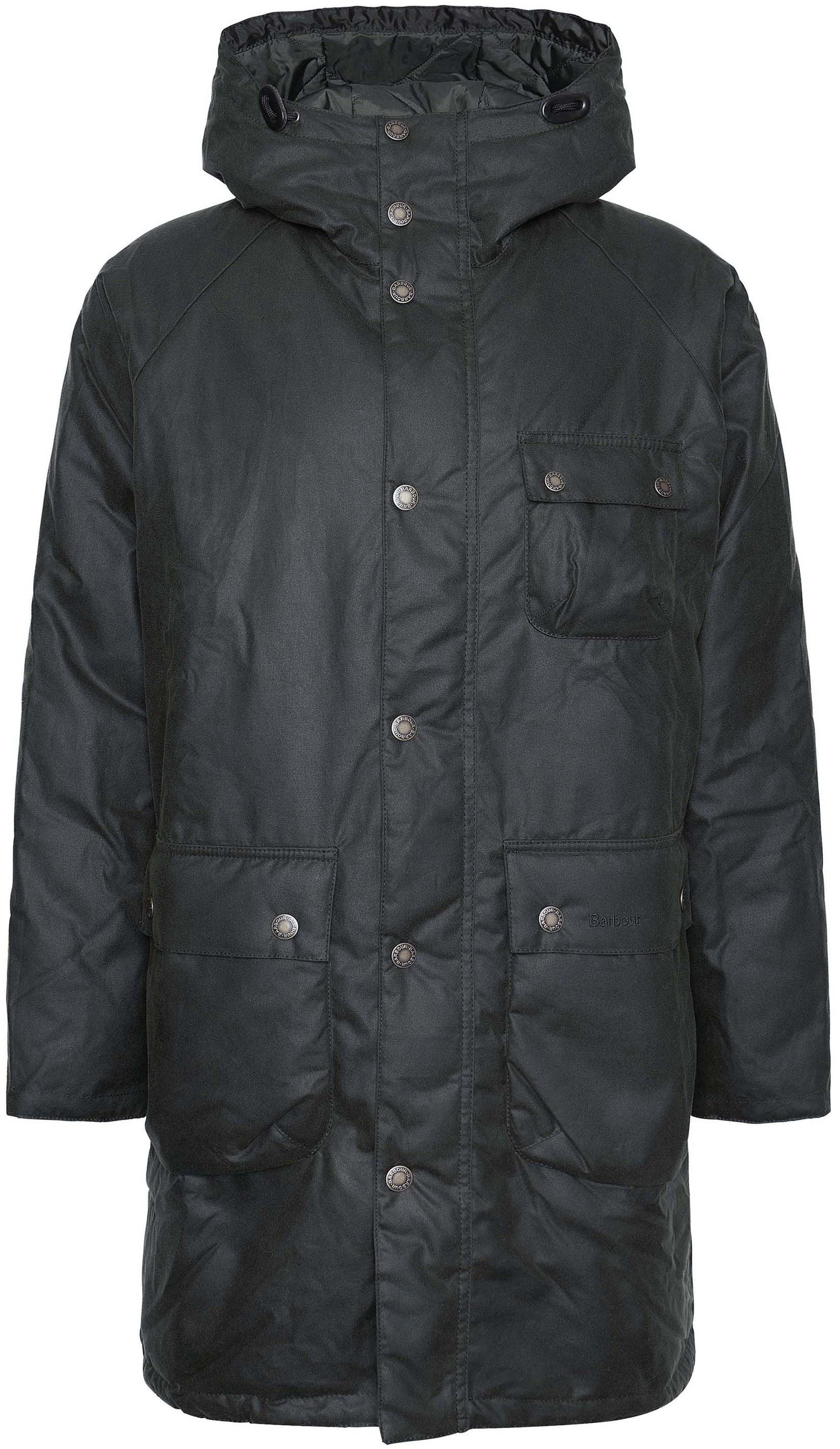 M's Wint Wax Parka Fern Fern