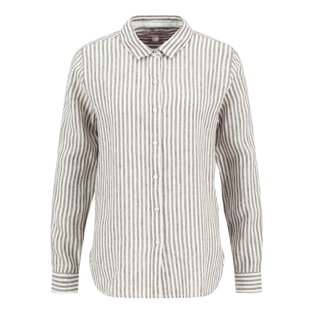 Marine Shirt Dusky Khaki Stripe