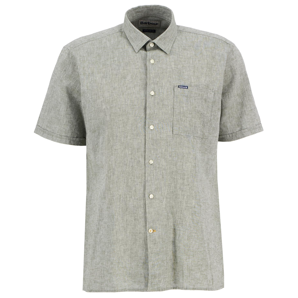 Nelson Ss Shirt Bleached Olive
