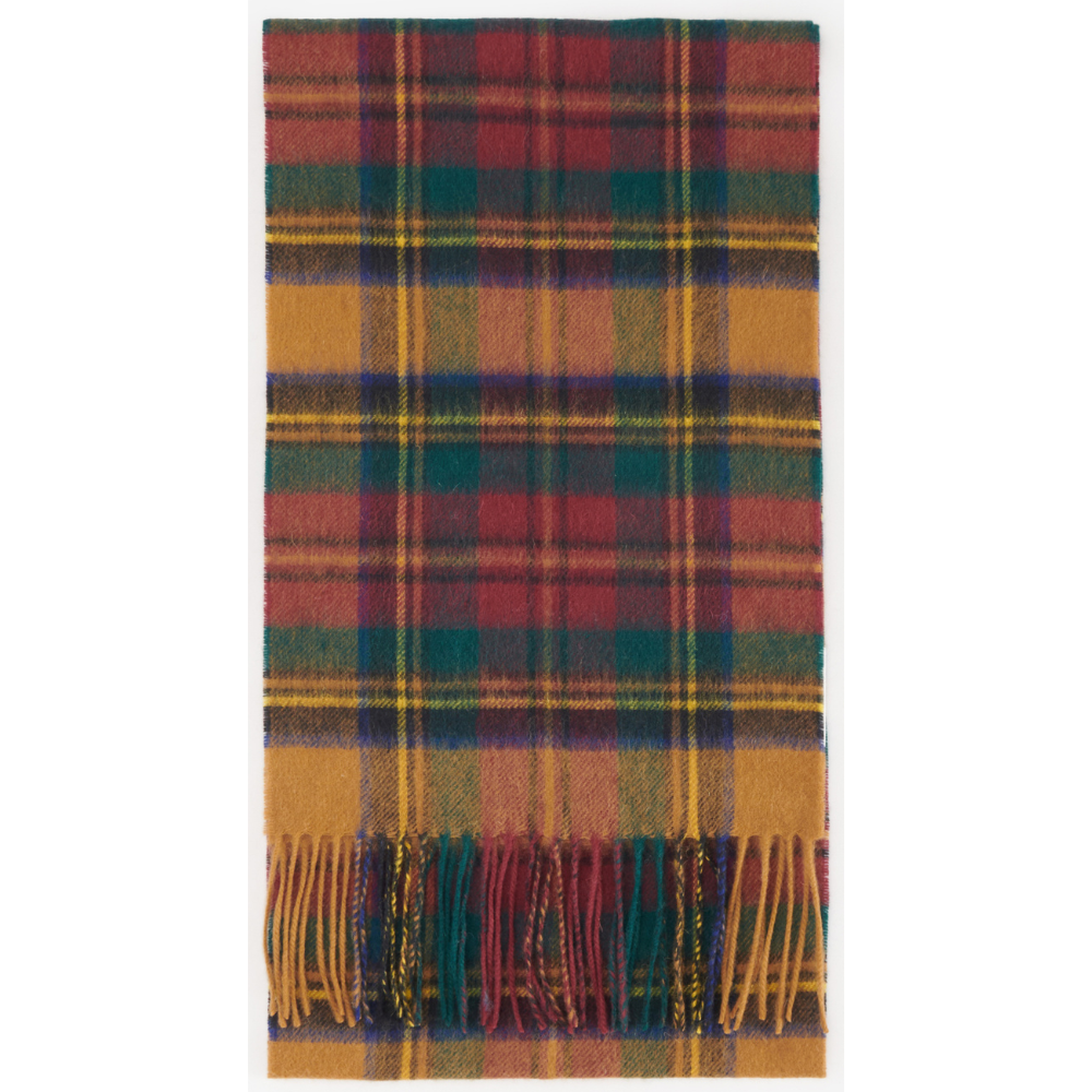 New Check Tartan Scarf Harvest Gold