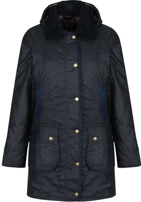 W's Bower Wax Jacket Navy/Classic