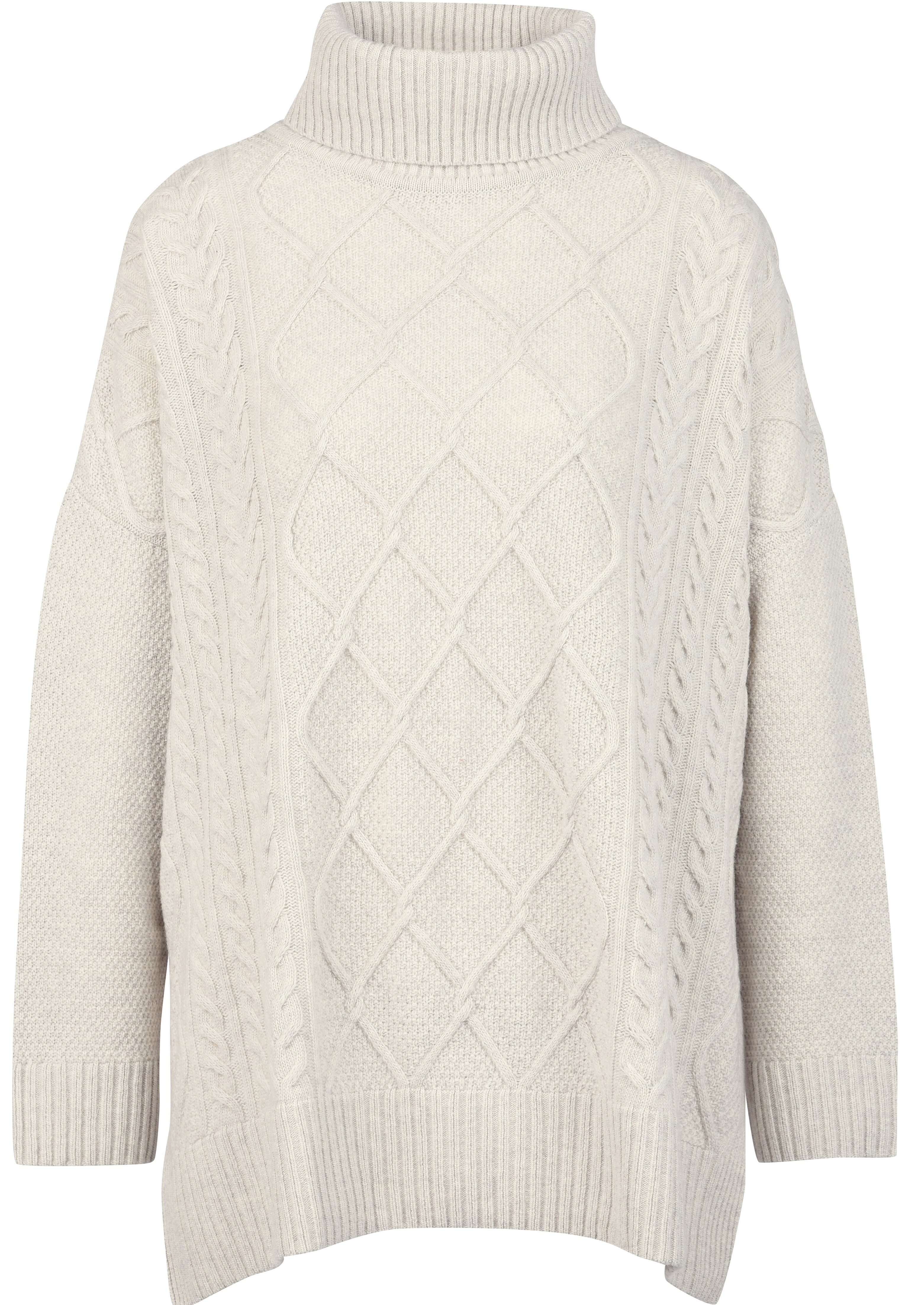 W's Burne Cape Pale Grey Marl