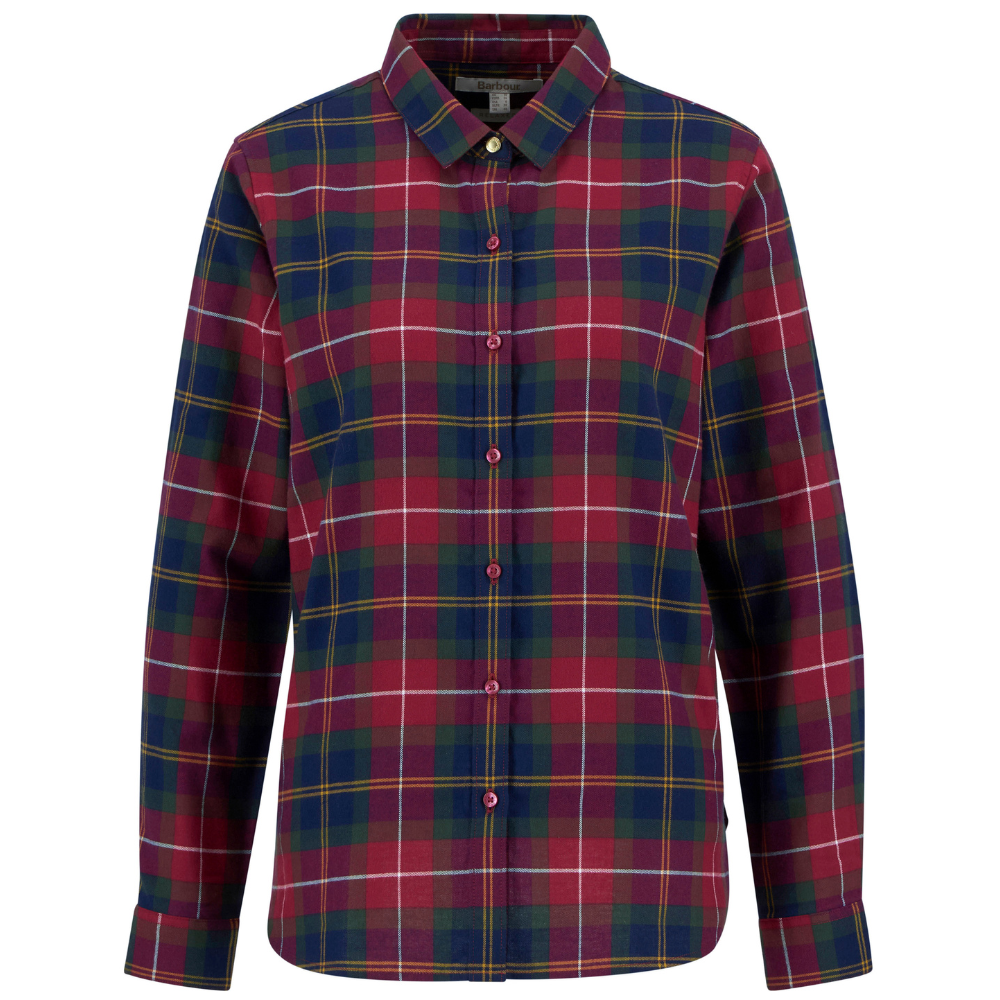 W's Glades Check Shirt Winterberry Tartan
