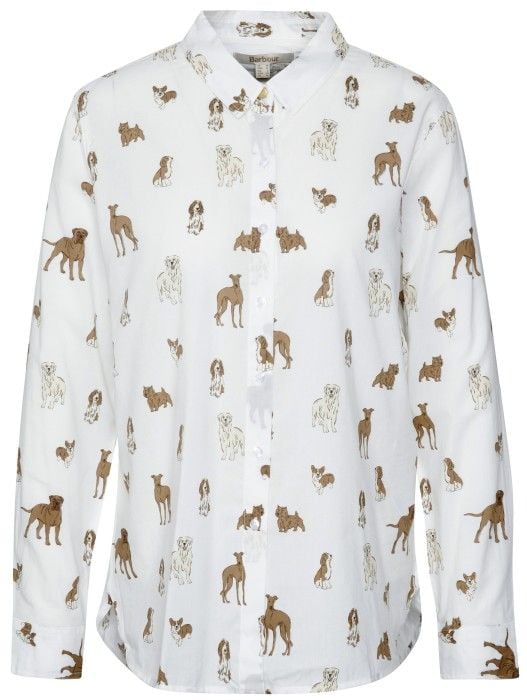 W's Safari Shirt Dog Print