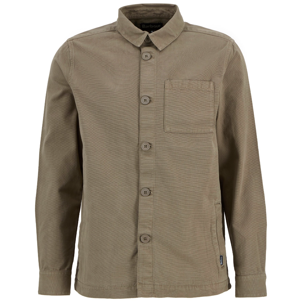 Washed Overshirt Smokey Olive