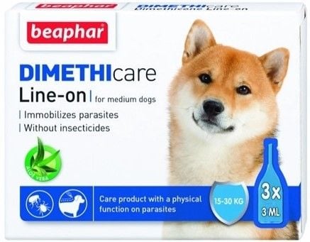 Flea & Tick Line On Medium Dog
