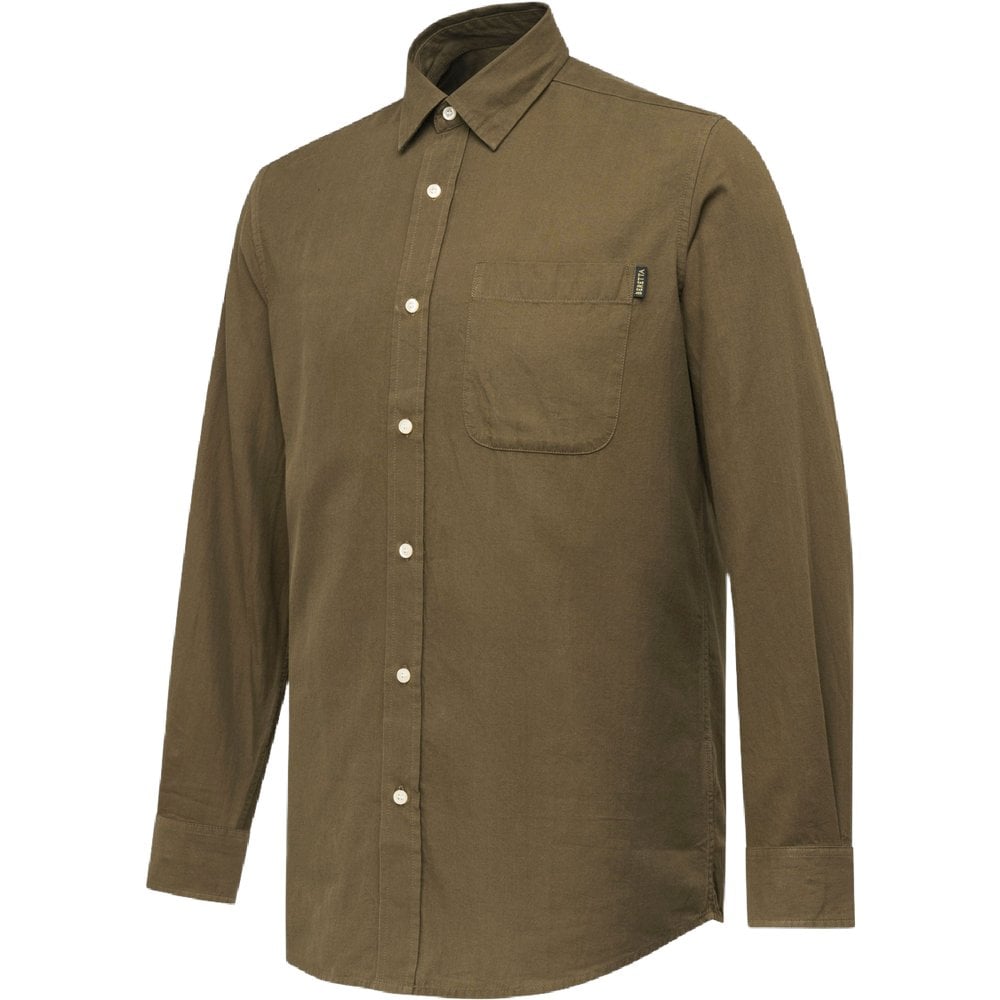 Bryggen Shirt Mud Green