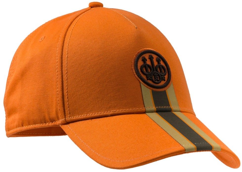 Corporate Striped Cap Orange