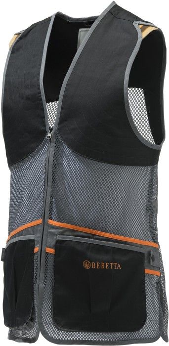 Full Mesh Vest Black & Gray