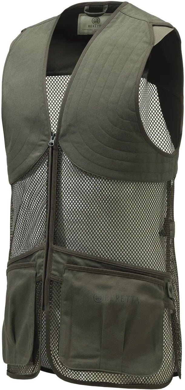 Full Mesh Vest Green Moss