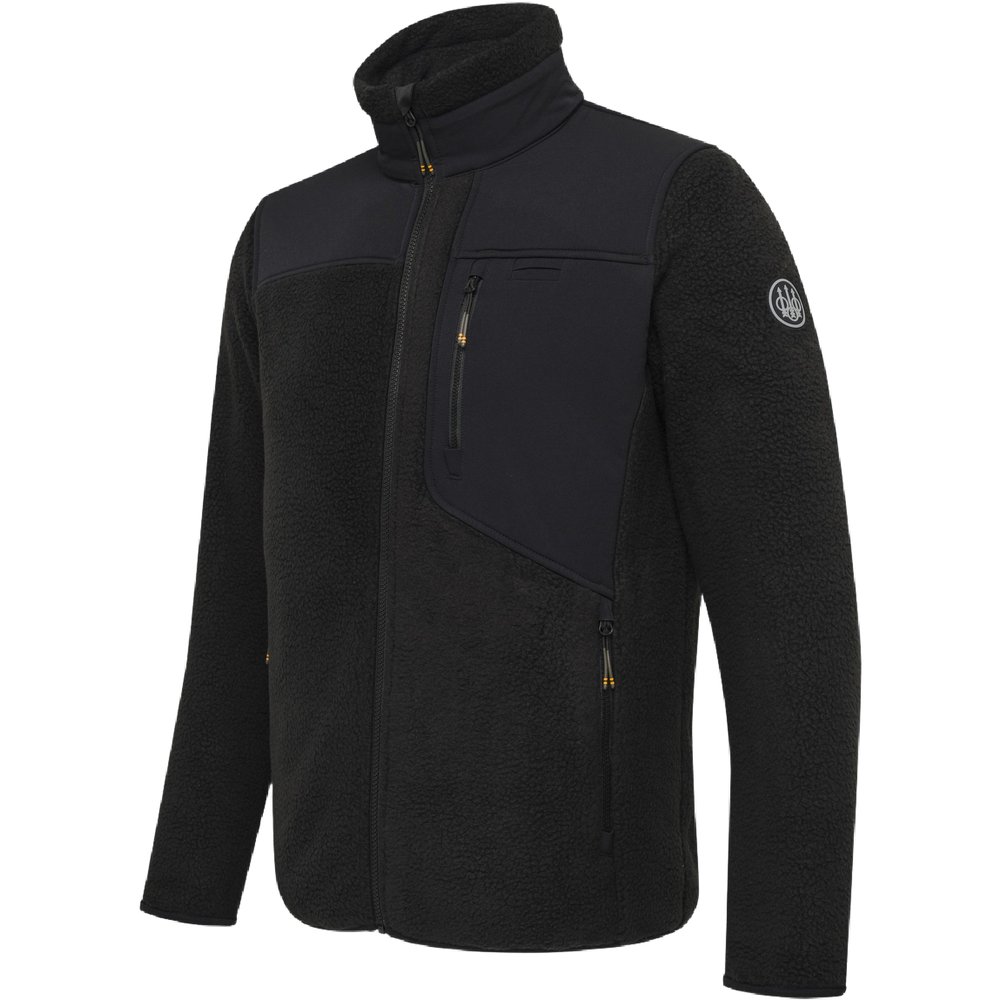 Halifax Sherpa Fleece Jacket Black