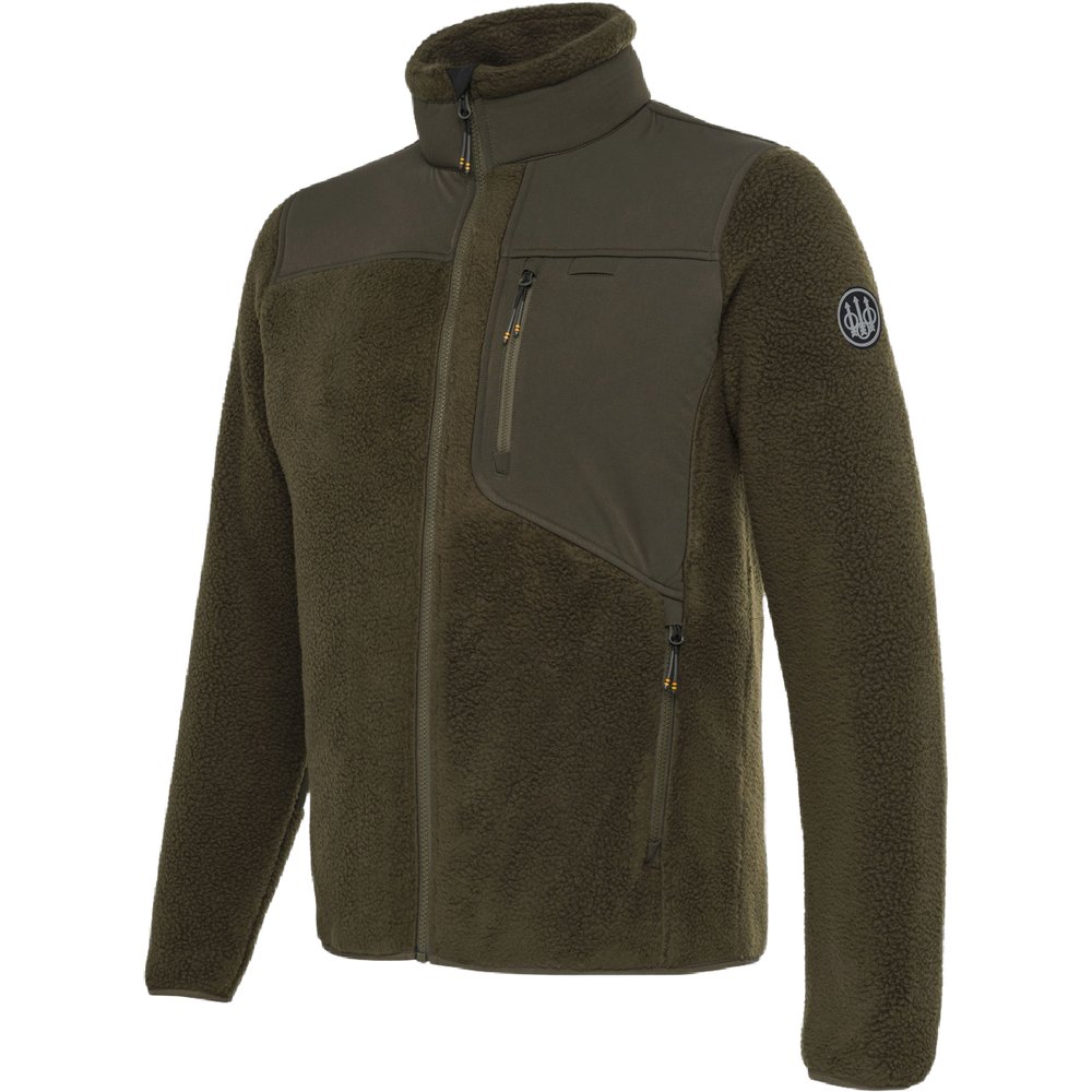 Halifax Sherpa Fleece Jacket Green Moss