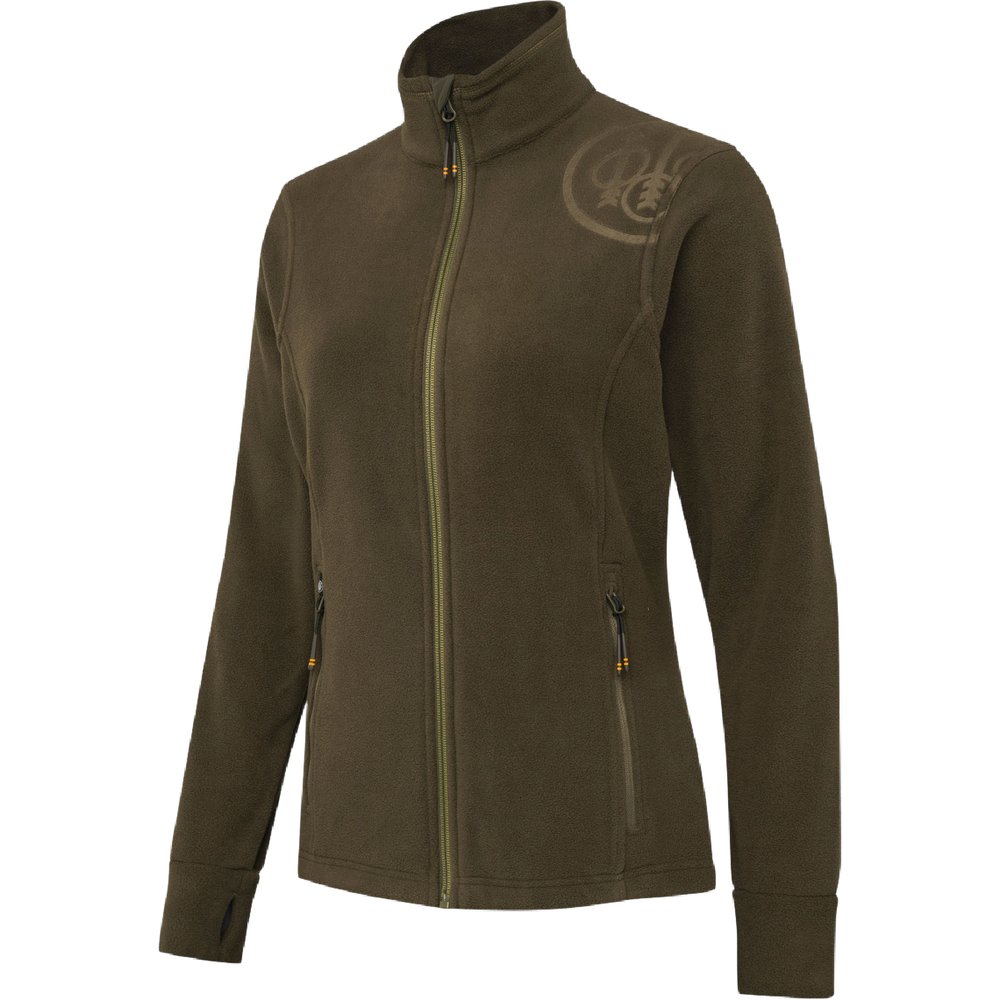 Hp Logo W Full Zip Green Moss