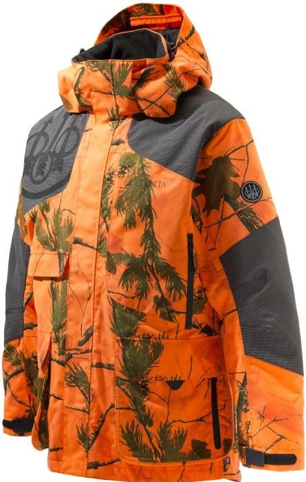 Insulated Static EVO Jacket Camo Orange Realtree Ap HD