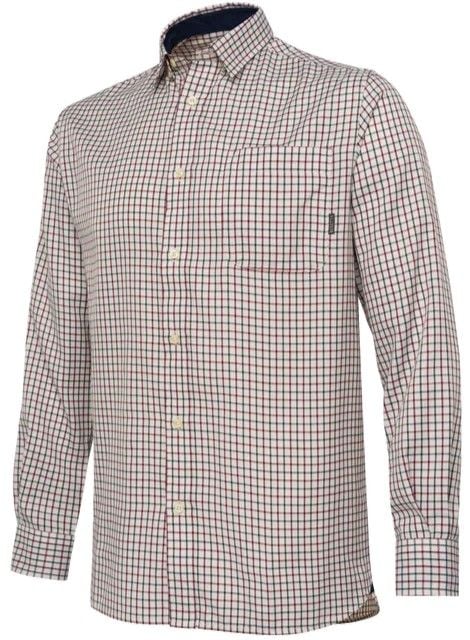 M's Ellis LS Shirt Ivory/Green Check