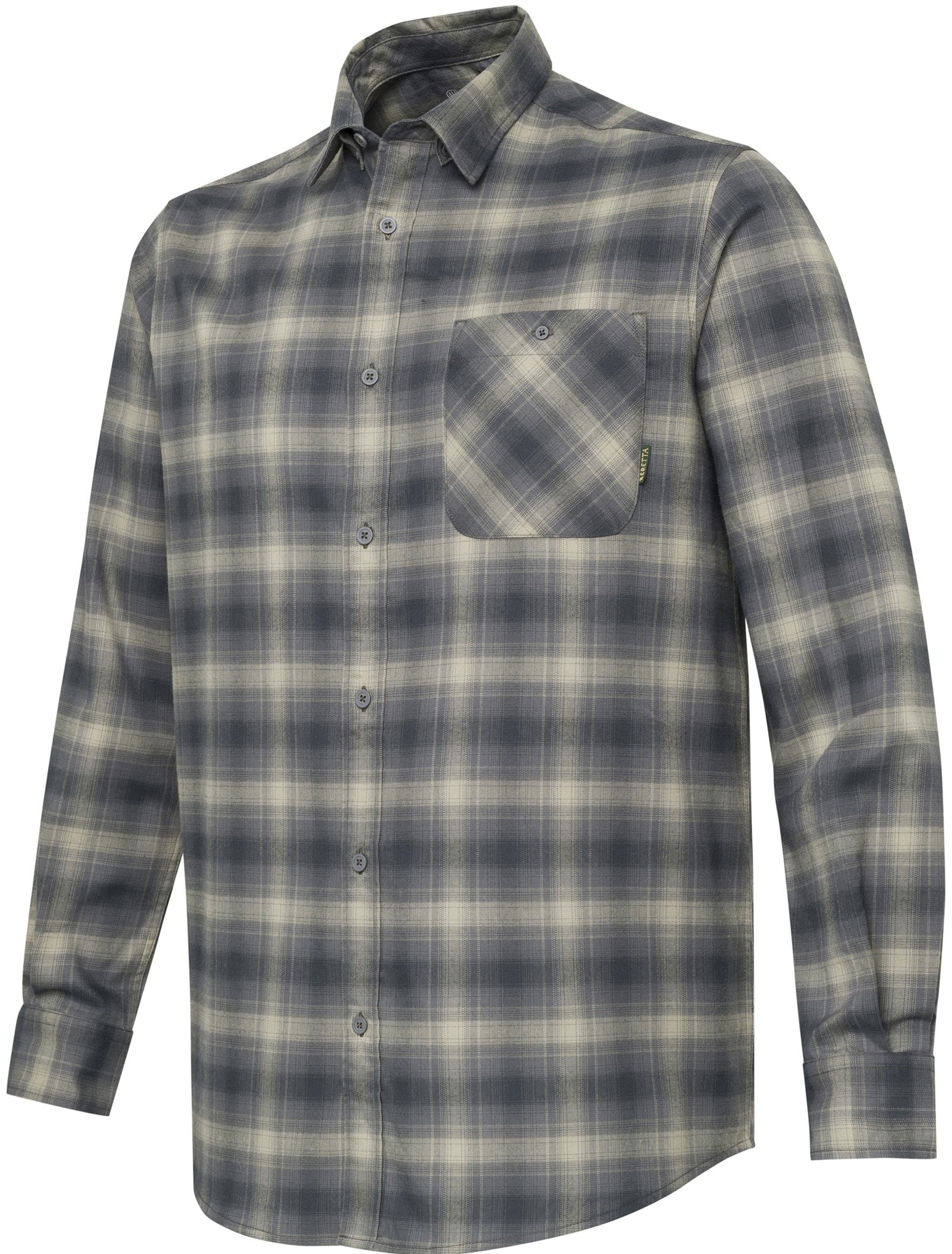 M's Jargo Stretch Shirt Green Check
