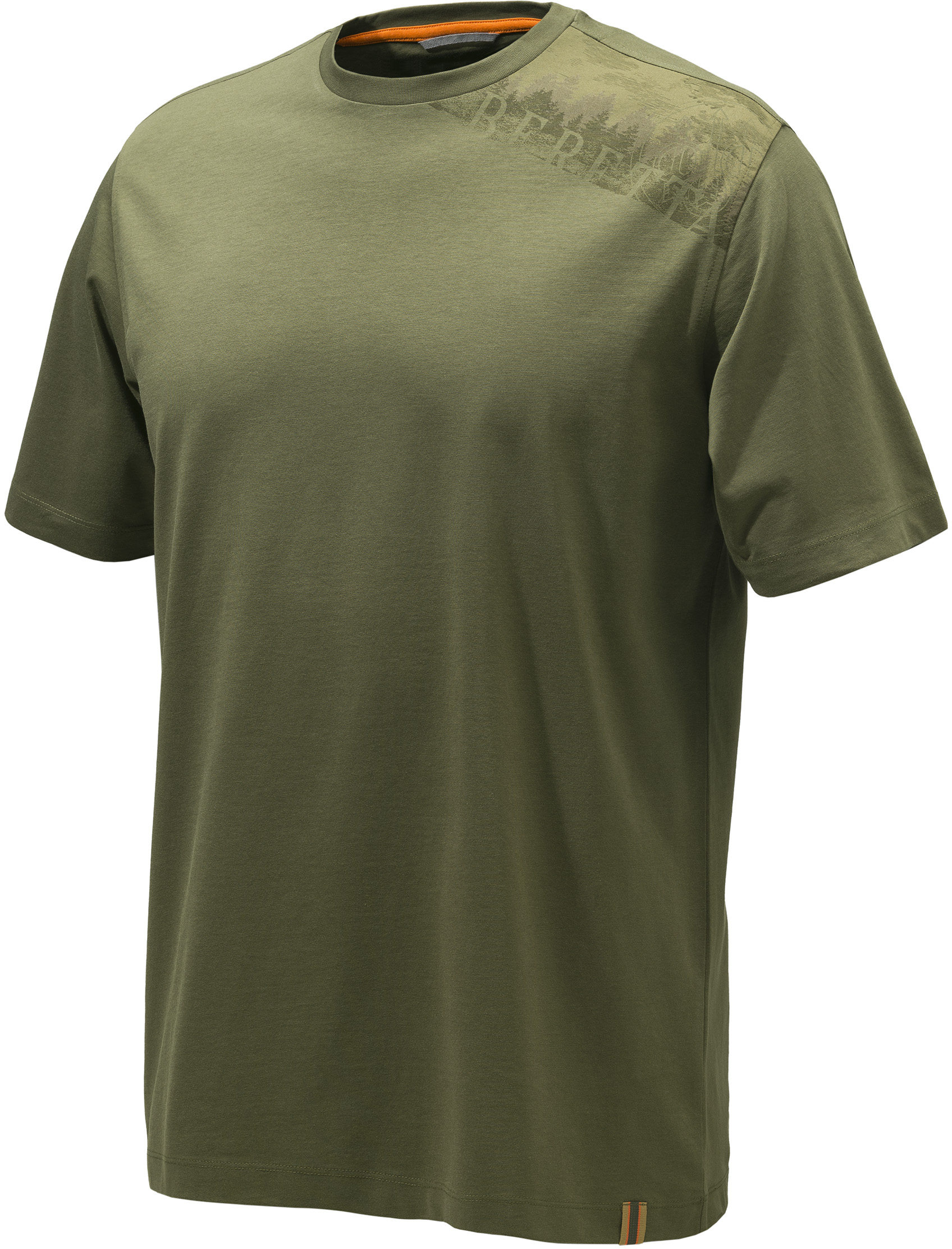 M's Pine Shoulder T-shirt Dark Olive