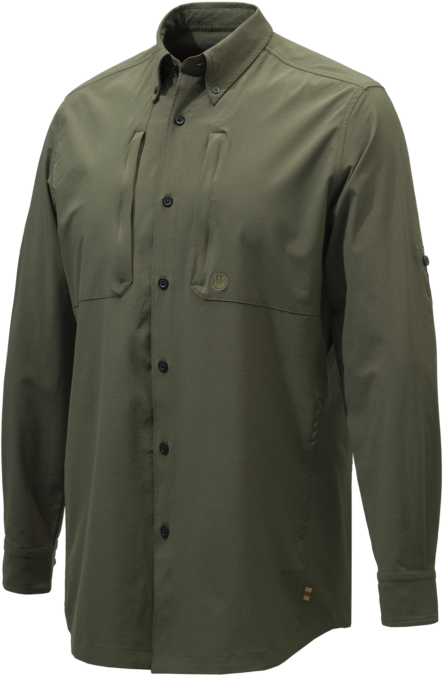 M's Plain weight Shirt Green Moss
