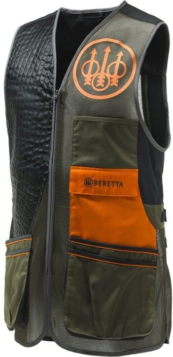 M's Sporting EVO Vest Green & Black & Orange