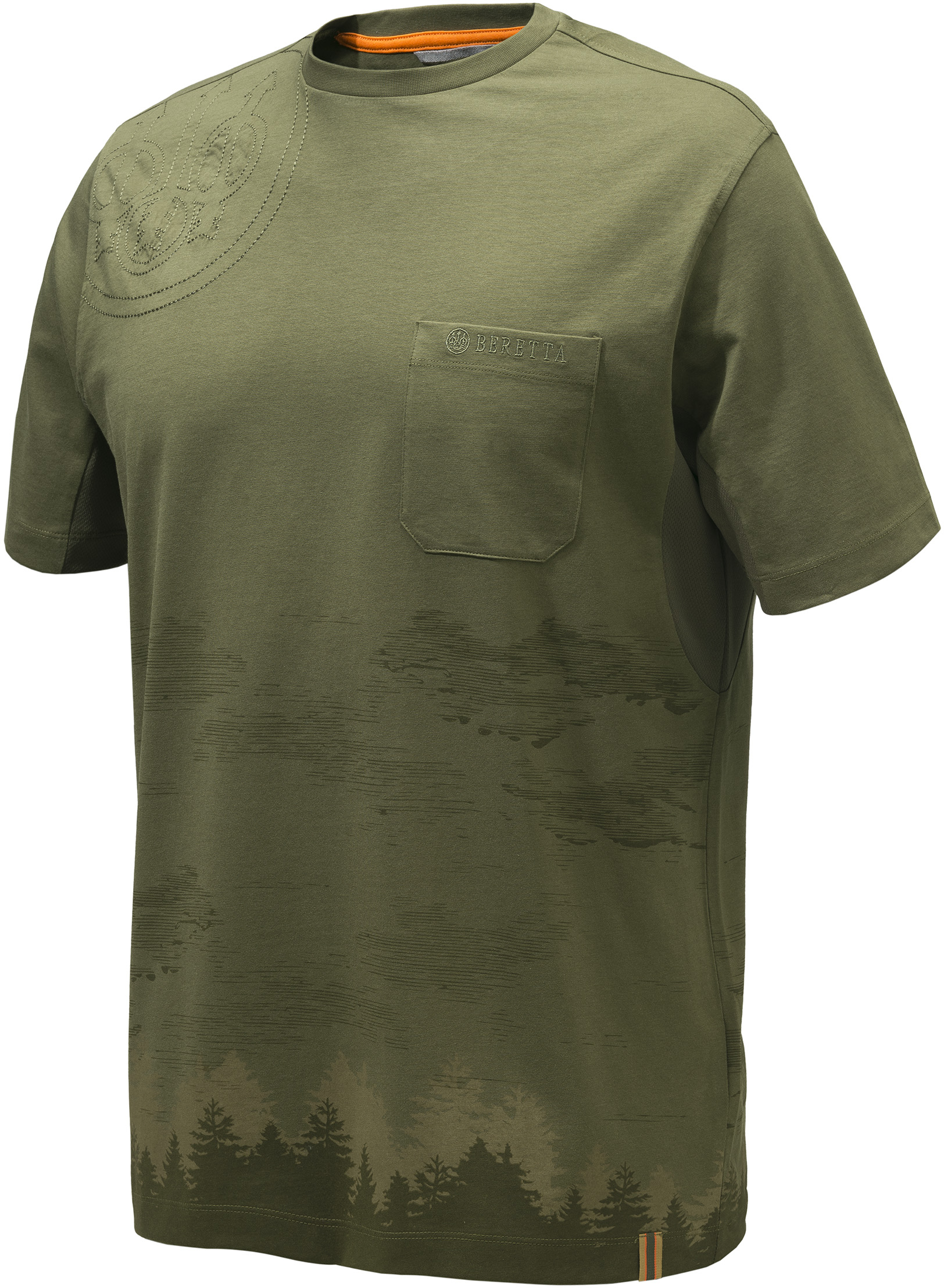 M's T-shirt Dark Olive