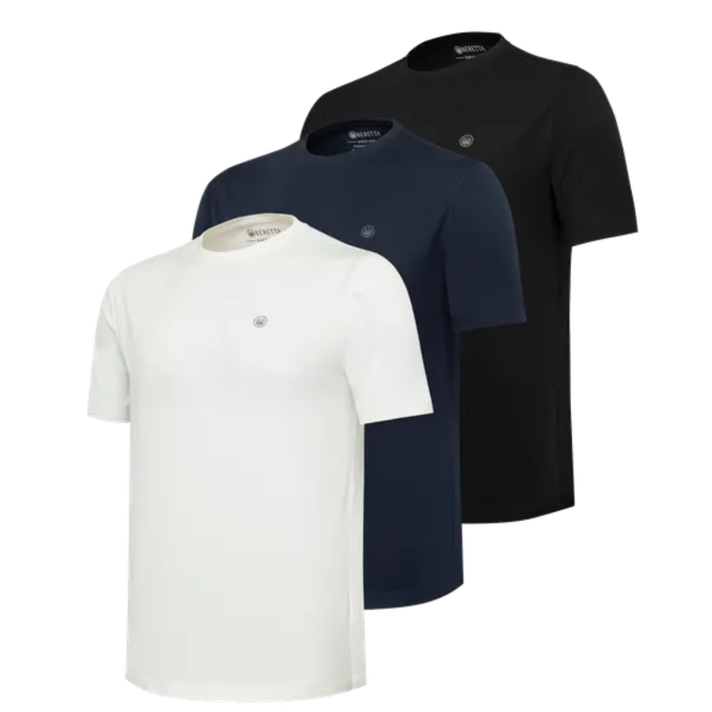 Set Of 3 Corporate Ts Blue & Black & White