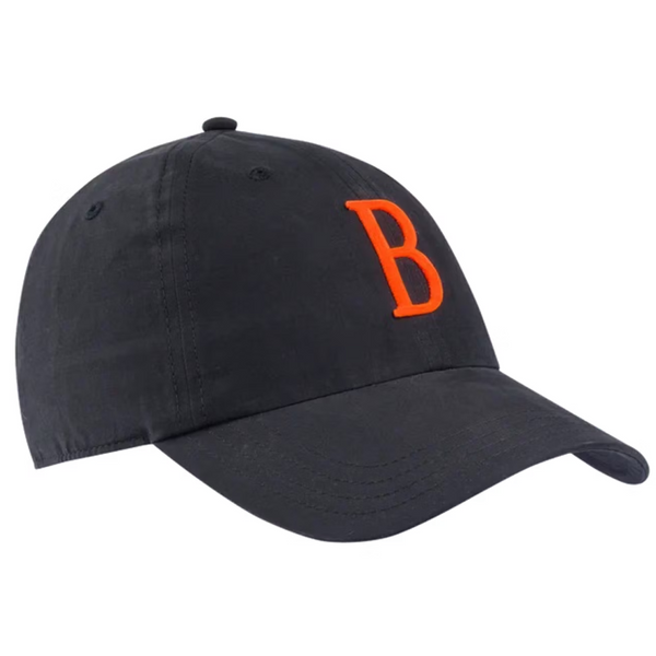 Unisex Big B Cap Black & Orange