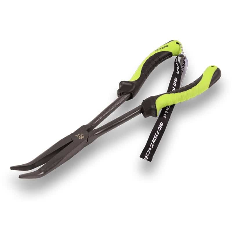BFT Long Nose Pliers 28cm Bent - Teflon Coated