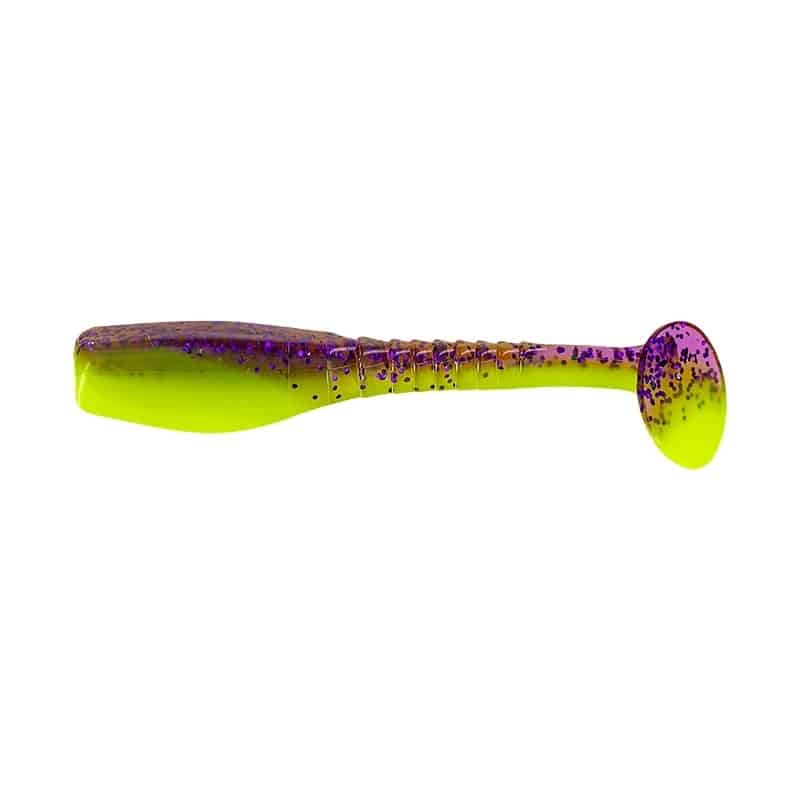 Big Bite Baits SW Crappie Minnr Purple Glitter/Opaque Cht 5cm 10-pack