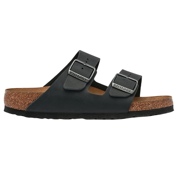 Arizona Soft Footbed Natural Leather Oiled Narrow Black