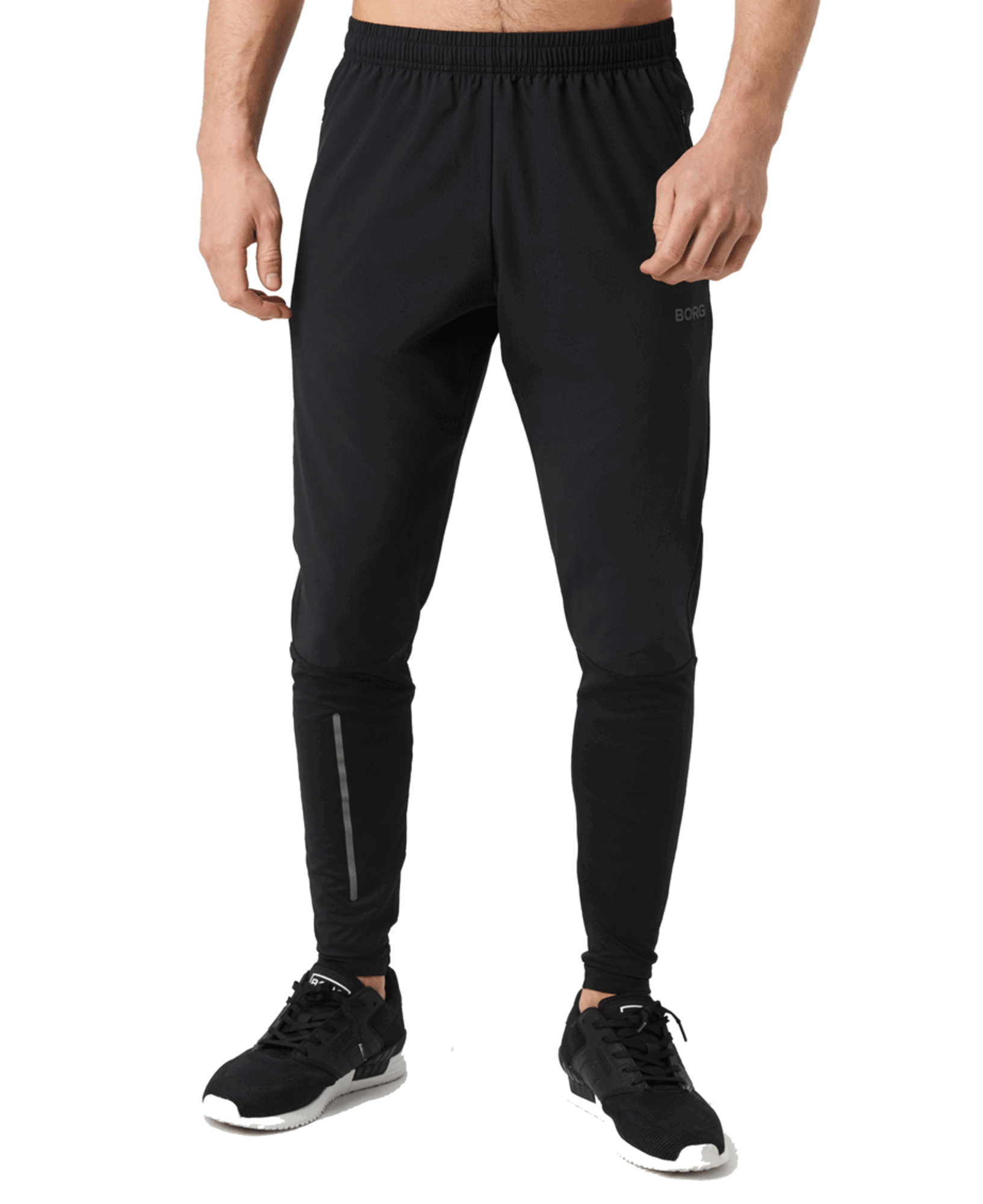 BORG RUNNING PANTS Black Beauty