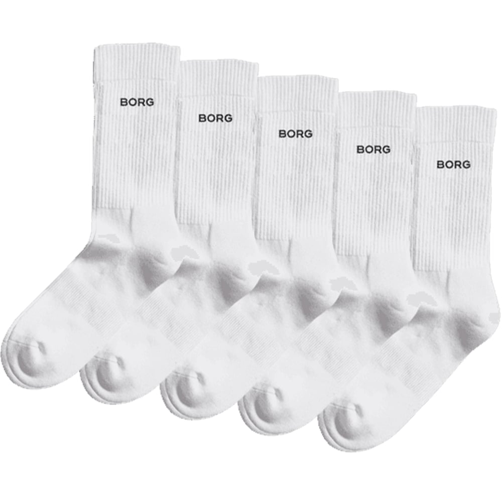 Essential Crew Sock 5P White